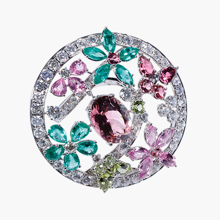 Paradise Bloom Rubylite Ring